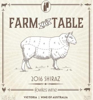 Fowles Wine - Farm to Table Shiraz NV